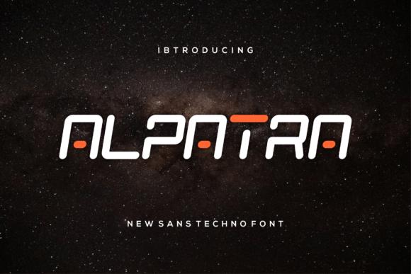 Alpatra: A Cool Techno Display Font for Modern Branding