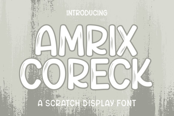 Amrix Coreck Display Font for Bold Web Design