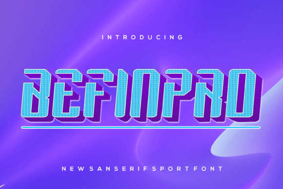 Befinpro: A Modern Display Font for Creative Projects