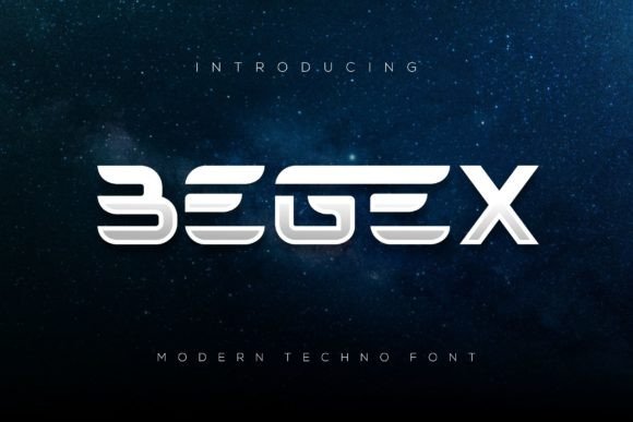 Begex Display Font for Modern Web Design