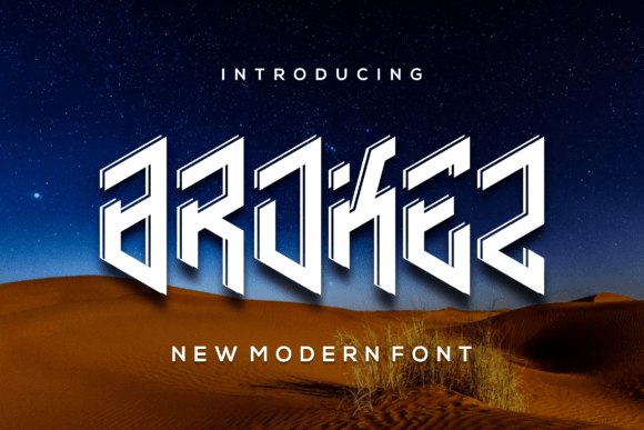 Brokez: A Modern Display Font for Editorial and Brand Identity