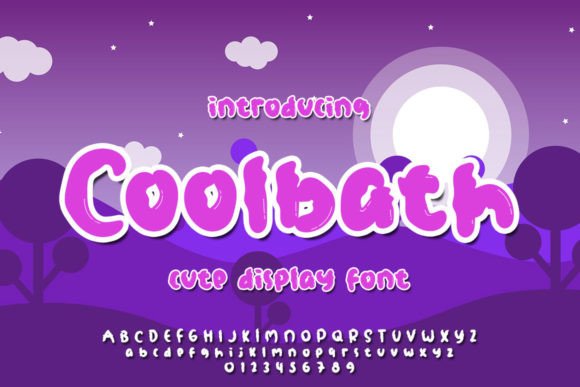Coolbath Display Font for Creative Crafts and Commercial Projects