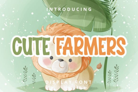 Cute Farmers Typeface Review: A Playful Display Font for Kids’ Brands