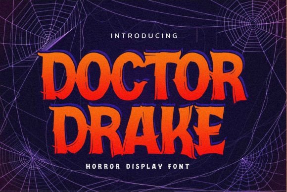 Doctor Drake: The Horror Display Font for Editorial Impact