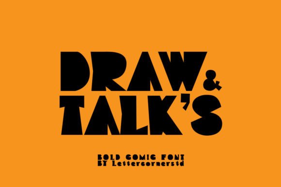 Draw and Talks: A Playful Typeface for Editorial Design