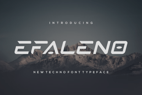 Efaleno Display Font Review for Bold Editorial Branding