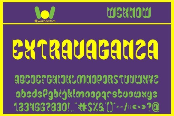 Extravaganza: The Fancy Display Font for Creative Product Makers