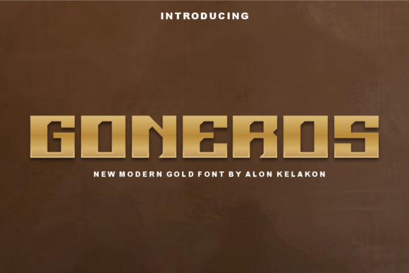 Goneros: The Modern Display Font for Professional Branding