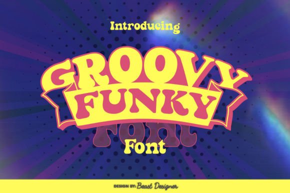 Groovy Funky: The Retro Display Font for Bold Campaigns