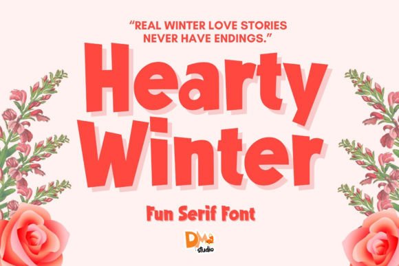 Hearty Winter: A Playful Display Font Review