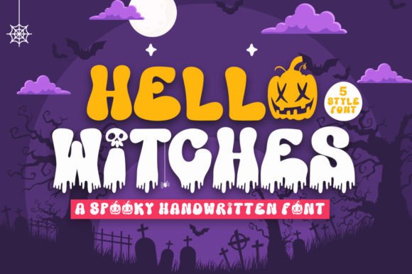 Hello Witches: A Spooky Display Font Review