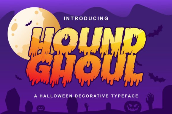 Hound Ghoul: A Dramatic Display Font for Spooky Brand Identity