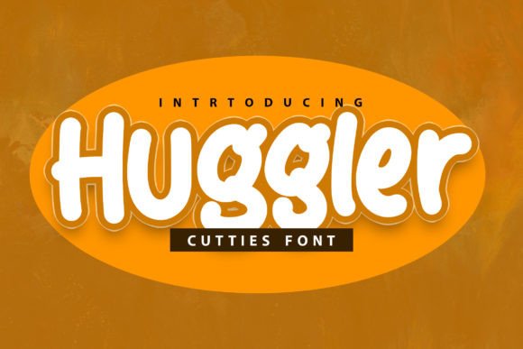 Huggler: A Bubbly Display Font for Joyful Editorial Design