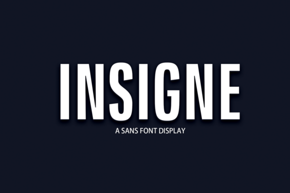Insigne: The Bold Display Font for High-Impact Marketing