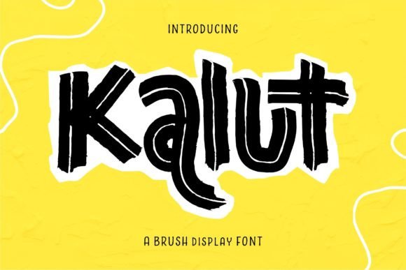 Kalut Brush Display Font for Modern Web Design