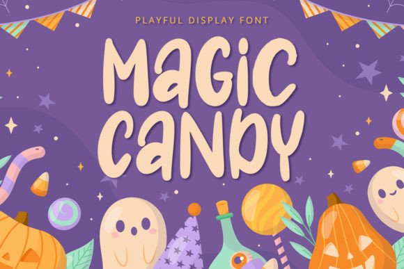 Magic Candy Typeface: A Playful Display Font for Creative Branding