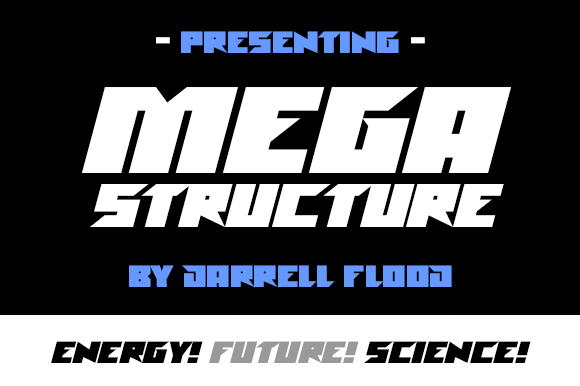 Megastructure: The Bold Typeface for Futuristic Brand Identity