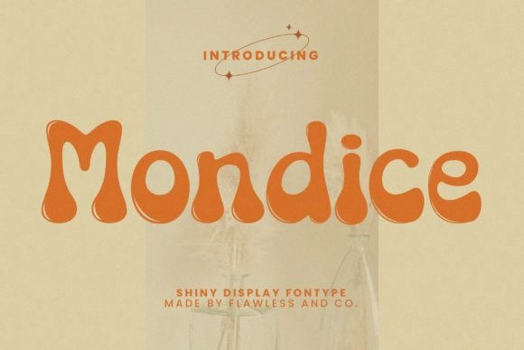 Mondice Retro Display Font Review for Crafters