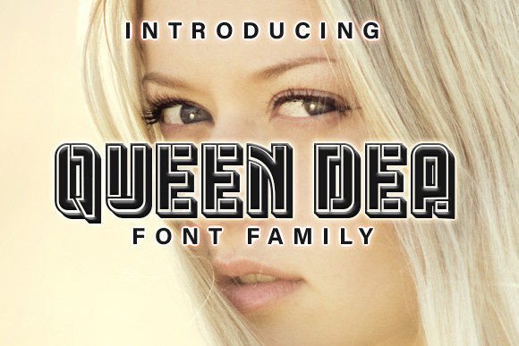 Queen Dea: A Bold Display Typeface for Modern Editorial Design