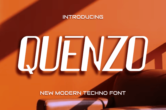 Quenzo Display Font for Creative Crafters and Shop Owners
