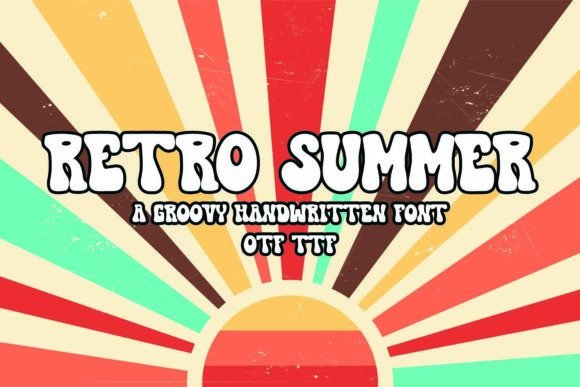 Retro Summer Typeface for Modern Web Design Projects