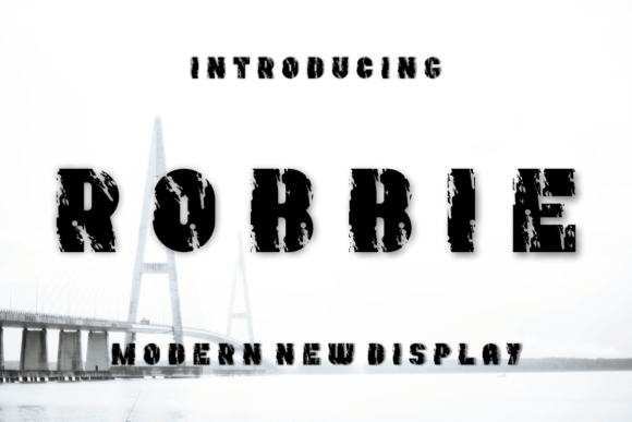 Robbie Display Typeface for Bold Editorial Design