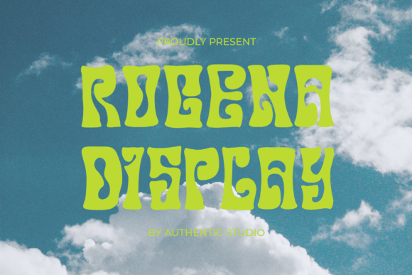 Rogena: A Groovy Art Nouveau Serif for Editorial Design