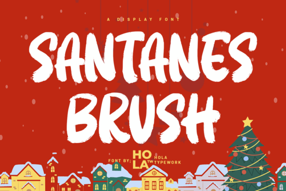 Santanes Brush: The Elegant Display Font for Editorial Branding