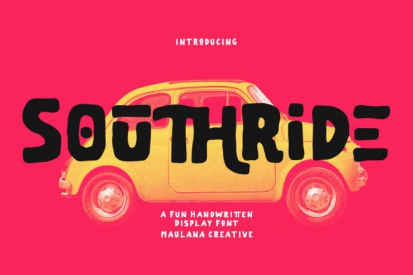 Southride: A Playful Display Font for Engaging Digital Branding