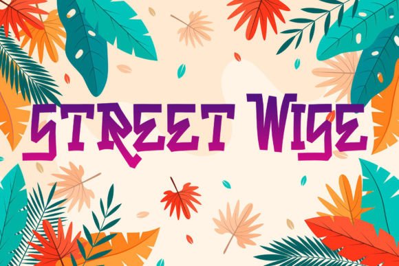 Street Wise: The Tropical Display Font for Brighter Brand Visuals