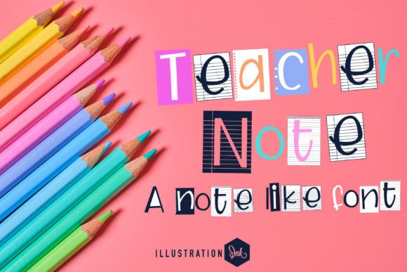 Teacher Note: The Handwritten Display Font for Scroll-Stopping Campaigns
