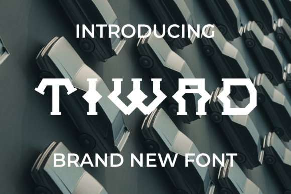Tiwad: The Modern Display Font for Consistent Small Business Branding