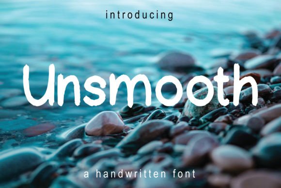 Unsmooth Typeface: A Playful Display Font for Modern Branding
