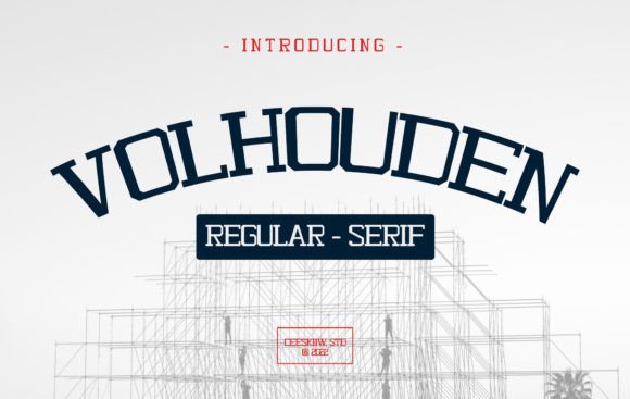 Volhouden: The Cute Casual Display Font for Handmade Brands