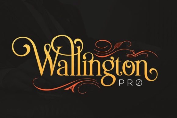 Wallington Pro: The Elegant Display Font for Chic Craft Designs