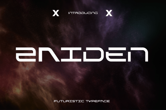 Zaiden: The Futuristic Display Font for Sci-Fi Inspired Campaigns
